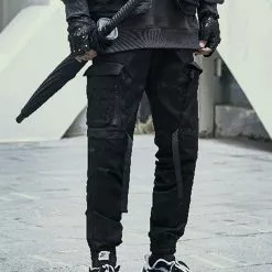 Nevstudio NEV Techwear Ribbons Elastic Pleated Cargo Pants -Outlet Sweaters Store jpeg 720x 90602c60 b5cb 46c6 8640 c42d718abacb