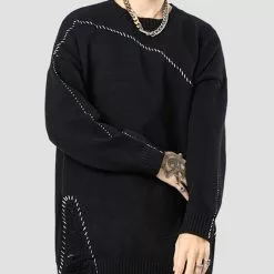 Nevstudio NEV Bright Line Ripped Knitted Sweater -Outlet Sweaters Store jpeg 720x a9bf5554 2b5e 4b5b a067 a53900ebddfc