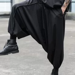 Nevstudio NEV Dark Cross Crotch Oversized Pants -Outlet Sweaters Store jpeg 720x bd4f5429 838e 4fa1 bd5c 570d3aa66b9f