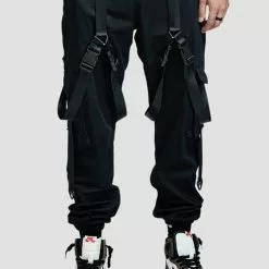 Nevstudio NEV Combat Techwear Ribbons Buckle Cargo Pants -Outlet Sweaters Store jpeg 720x d601ec3c b3a6 424e 8845 b82453194686