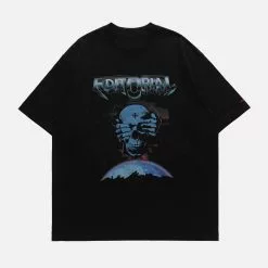 Nevstudio NEV Vintage Skull Print Tee