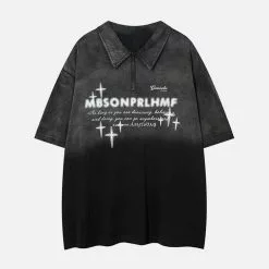 Nevstudio NEV Blurry Alphabet Half Zip Up Tee -Outlet Sweaters Store jpeg 7ad8ec95 6041 47c4 ba25 b704638ff279