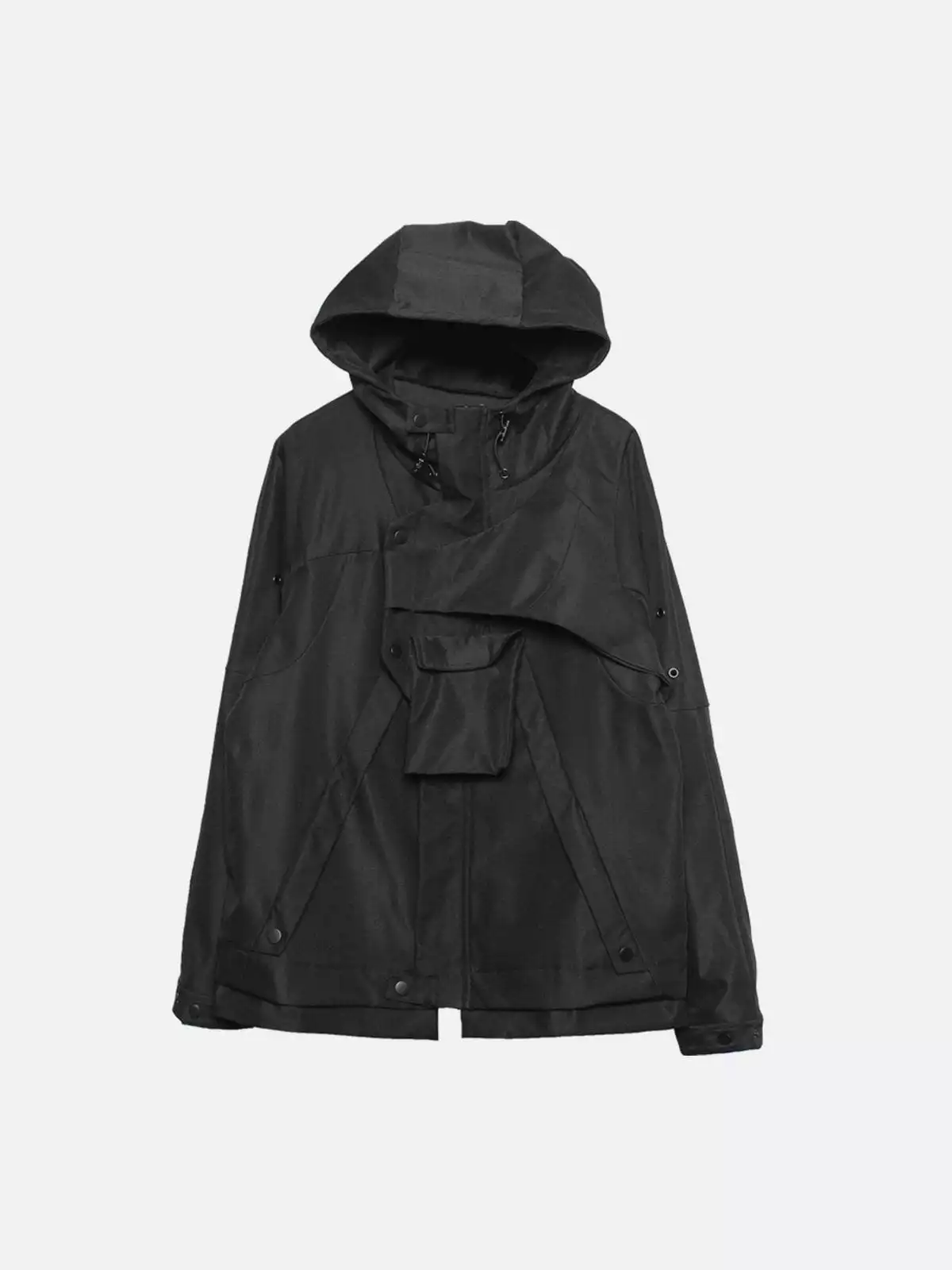 Nevstudio NEV Functional Tactical Irregular Pocket Hooded Jacket 6 Nevstudio NEV Functional Tactical Irregular Pocket Hooded Jacket - Image 4