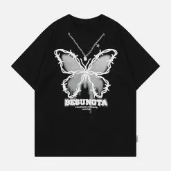 Nevstudio NEV Thorns Butterfly Necklace Tee