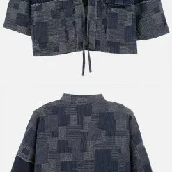 Nevstudio NEV Patchwork Raw Edge Denim Jacket -Outlet Sweaters Store jpeg 8129fb56 2395 4988 b06e 8e54b38621b0