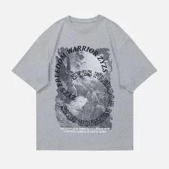 Nevstudio NEV War Circle Letters Print Tee