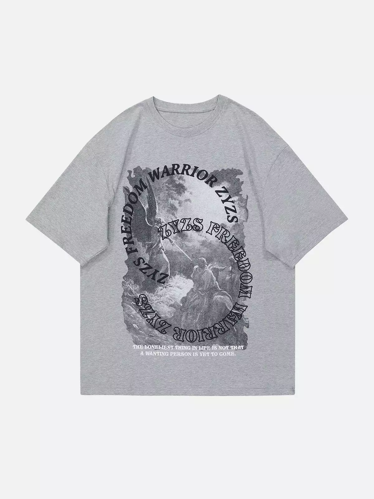 Nevstudio NEV War Circle Letters Print Tee 3 Nevstudio NEV War Circle Letters Print Tee