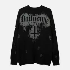 Nevstudio NEV Cross Alphabet Gothic Sweater -Outlet Sweaters Store jpeg 8c2bde4b ae9c 444c b0f8 1a999c25460c