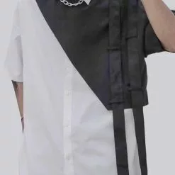 Nevstudio NEV Dark Patchwork Ribbon Shirt -Outlet Sweaters Store jpeg 900x 5a2c98c9 759d 45c0 a75e af00cd6a3ae7