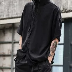 Nevstudio NEV Dark Elastic Oversized Hooded Shirt 13 Nevstudio NEV Dark Elastic Oversized Hooded Shirt -Outlet Sweaters Store jpeg 900x 87afb84e 8209 4976 a499 f0d588b605a9