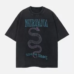 Nevstudio NEV Snake Graphic Washed Tee