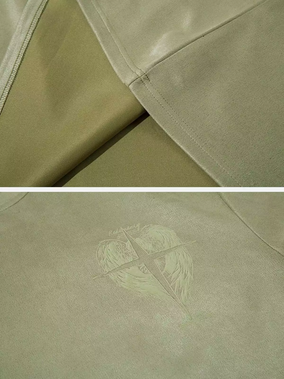 Nevstudio NEV Wings Print Suede Tee 8 Nevstudio NEV Wings Print Suede Tee - Image 6