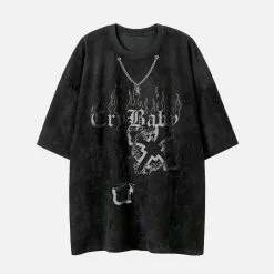 Nevstudio NEV Flame Cross Graphic Tee