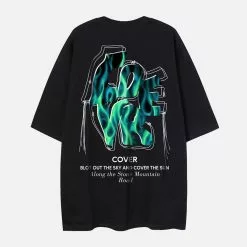 Nevstudio NEV Flame Stereoscopic Letters Tee -Outlet Sweaters Store jpeg b4285719 3d67 48ac 9ac3 7533d55bb021