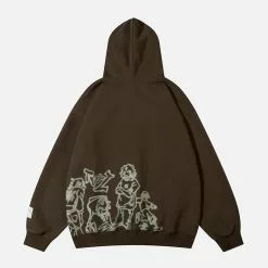 Nevstudio NEV Cartoon Line Character Print Hoodie -Outlet Sweaters Store jpeg bb7baf55 6205 486e b7b2 80b80da2d9b8