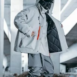 Nevstudio NEV Hooded Long Zip Up Winter Coat