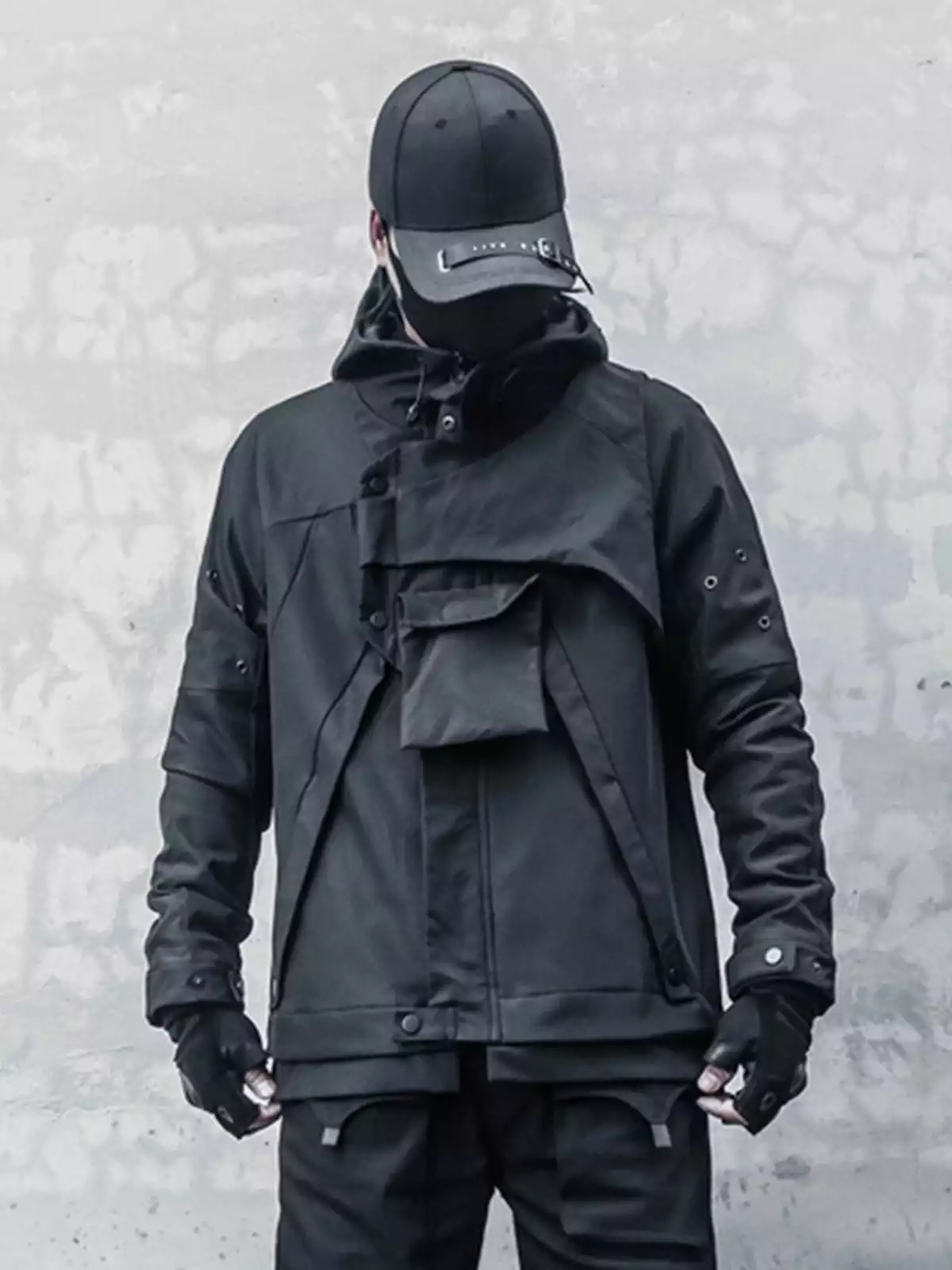 Nevstudio NEV Functional Tactical Irregular Pocket Hooded Jacket 3 Nevstudio NEV Functional Tactical Irregular Pocket Hooded Jacket