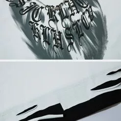 Nevstudio NEV Feather Love Heart Necklace Hole Hem Tee -Outlet Sweaters Store jpeg c5df28de 466a 4faa 8160 f0892c59cb0c