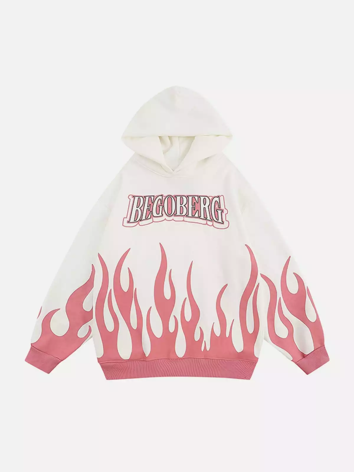 Nevstudio NEV Letter Flame Print Hoodie 5 Nevstudio NEV Letter Flame Print Hoodie - Image 3