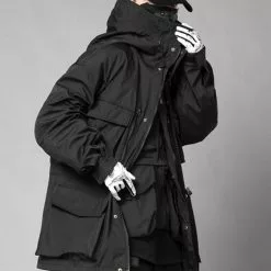 Nevstudio NEV Solid Color Stereoscopic Pocket Jacket