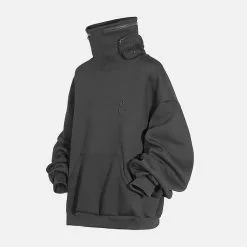 Nevstudio NEV Solid Color High Collar Hoodie -Outlet Sweaters Store jpeg d2cf58e8 b3e8 4b0a bbcc 542ccb2cdcf3