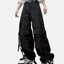 Nevstudio NEV Multi Long Ribbon Cargo Pants