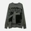 Nevstudio NEV Cross Alphabet Gothic Sweater