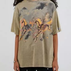 Nevstudio NEV Vintage Washed Horse Print Tee -Outlet Sweaters Store jpeg e47bf8a3 796d 4ded b771 d1d6046d9e19