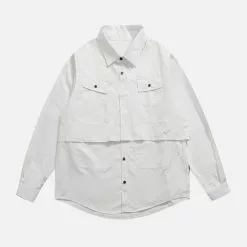 Nevstudio NEV Detachable Vest Long Sleeve Shirt