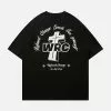 Nevstudio NEV Stereoscopic Crucifix Graphic Tee