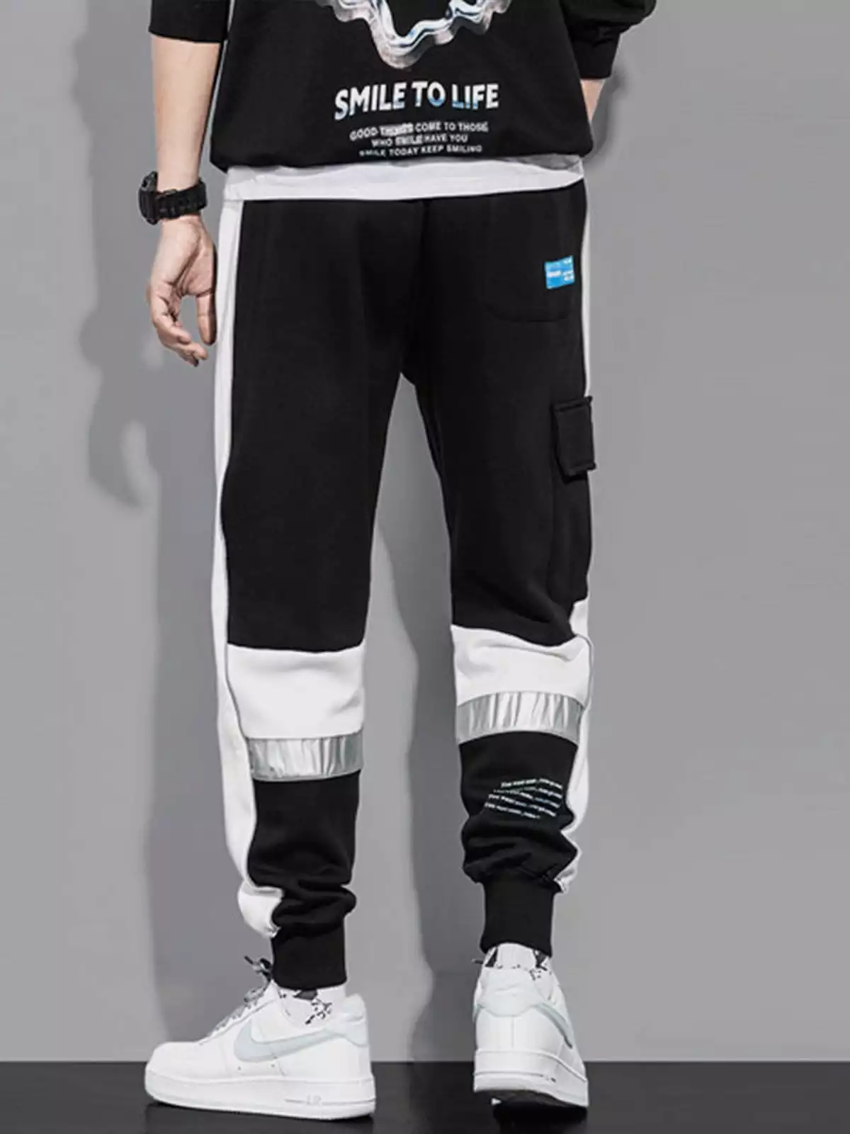 Nevstudio NEV Patchwork Reflective Pants 4 Nevstudio NEV Patchwork Reflective Pants - Image 2