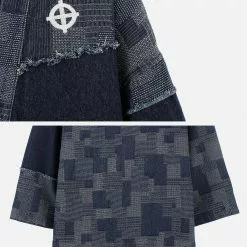 Nevstudio NEV Patchwork Raw Edge Denim Jacket -Outlet Sweaters Store jpeg ed1e2da7 530a 45cc bc67 62733767232e