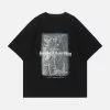 Nevstudio NEV Stone Statue Gothic Letters Graphic Tee