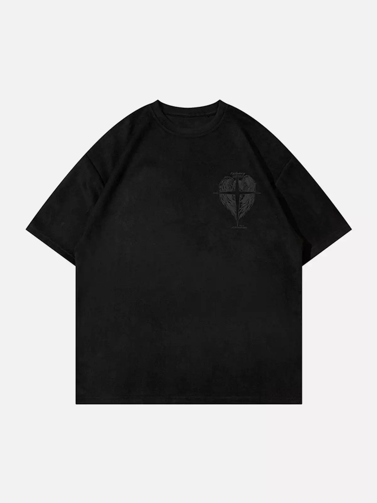 Nevstudio NEV Wings Print Suede Tee 5 Nevstudio NEV Wings Print Suede Tee - Image 3