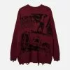 Nevstudio NEV Film Effect Abstraite Sweater