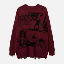 Nevstudio NEV Film Effect Abstraite Sweater